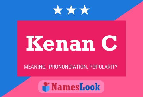 Kenan C Name Poster