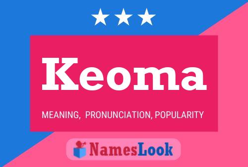 Keoma Name Poster