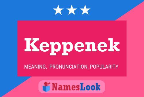 Keppenek Name Poster