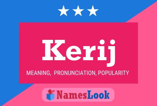 Kerij Name Poster