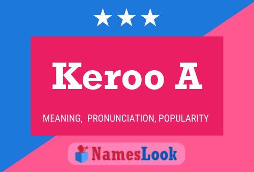 Keroo A Name Poster