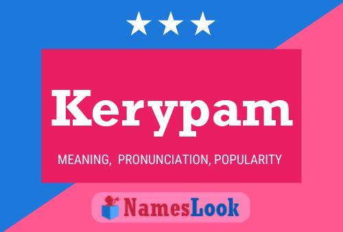 Kerypam Name Poster