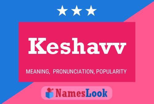 Keshavv Name Poster