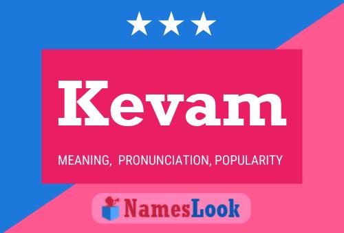 Kevam Name Poster