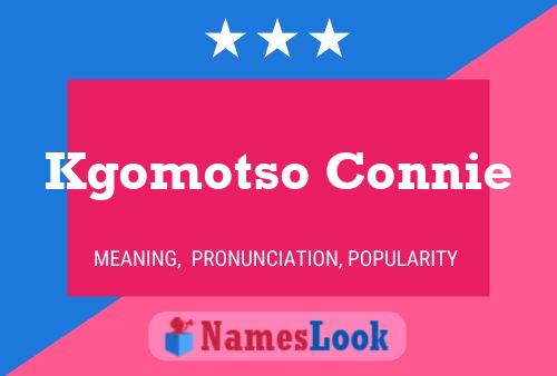 Kgomotso Connie Name Poster