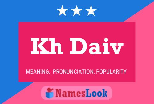 Kh Daiv Name Poster