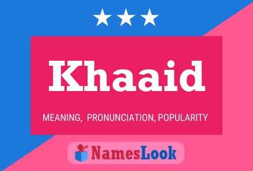 Khaaid Name Poster