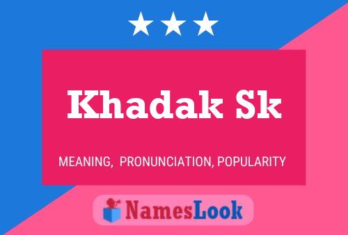 Khadak Sk Name Poster