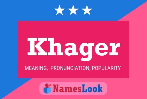 Khager Name Poster