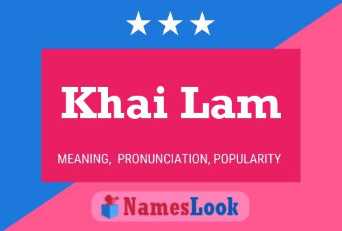 Khai Lam Name Poster