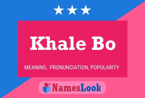 Khale Bo Name Poster