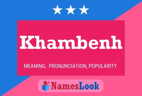 Khambenh Name Poster