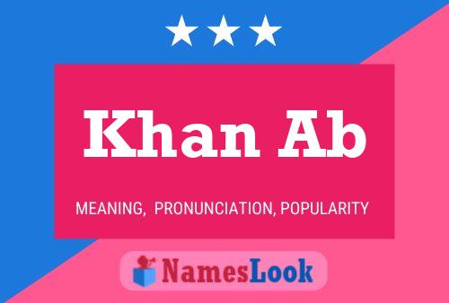 Khan Ab Name Poster