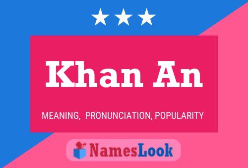 Khan An Name Poster