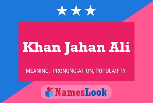 Khan Jahan Ali Name Poster