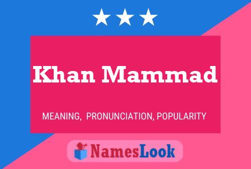 Khan Mammad Name Poster