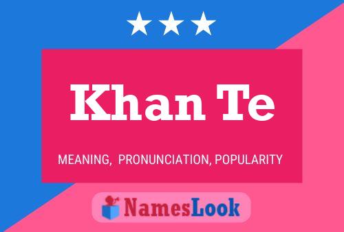 Khan Te Name Poster