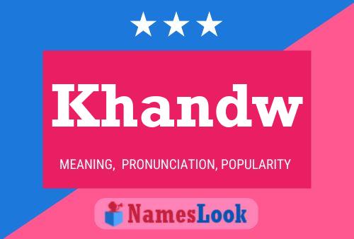 Khandw Name Poster