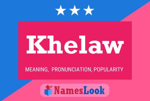 Khelaw Name Poster