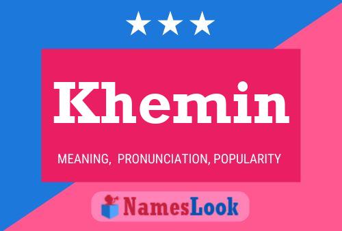 Khemin Name Poster