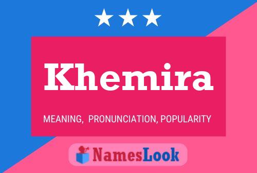 Khemira Name Poster