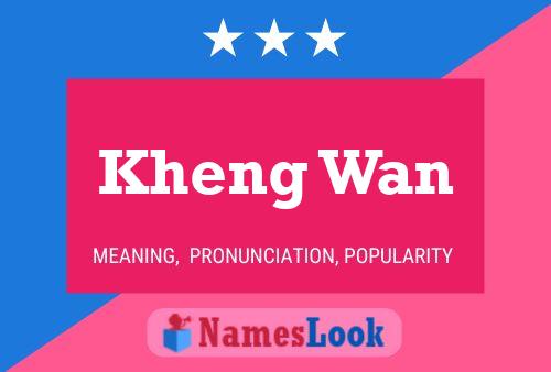 Kheng Wan Name Poster