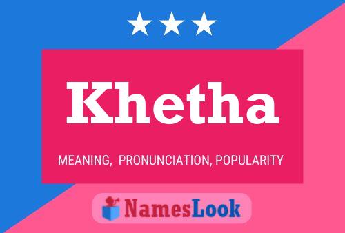 Khetha Name Poster