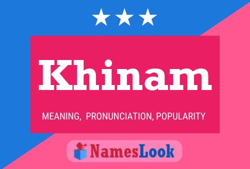 Khinam Name Poster