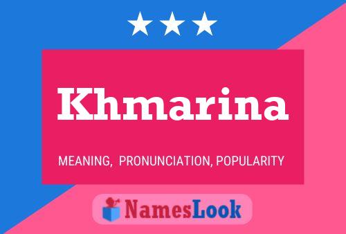 Khmarina Name Poster