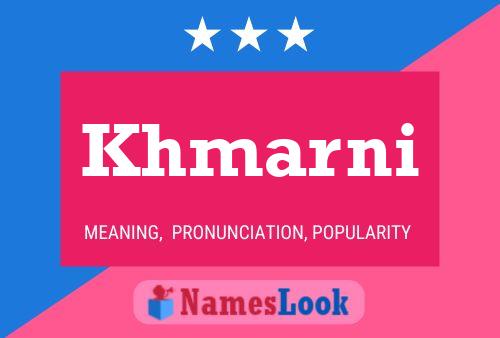 Khmarni Name Poster