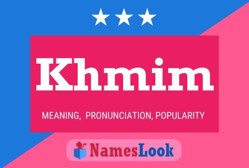 Khmim Name Poster