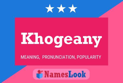 Khogeany Name Poster