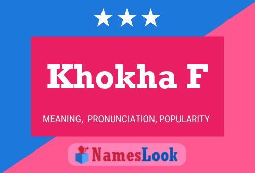 Khokha F Name Poster