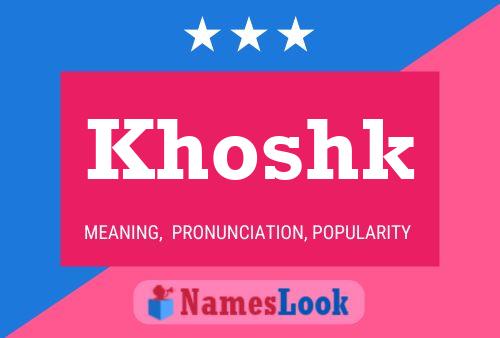 Khoshk Name Poster