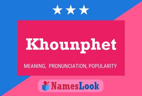 Khounphet Name Poster