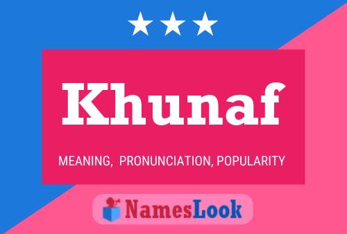 Khunaf Name Poster