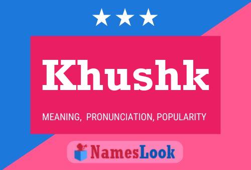 Khushk Name Poster