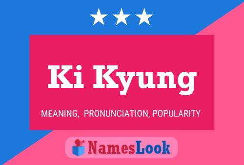 Ki Kyung Name Poster