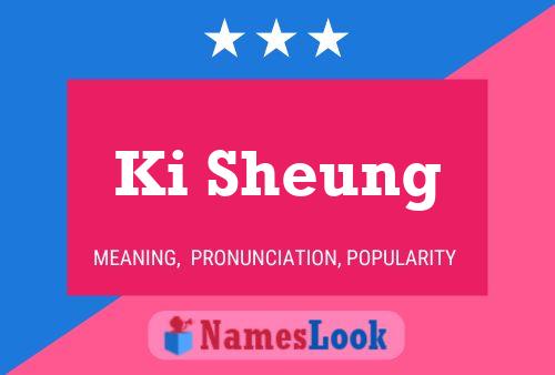 Ki Sheung Name Poster