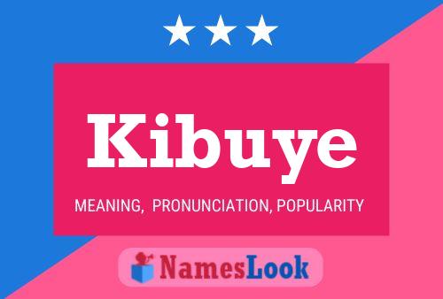 Kibuye Name Poster