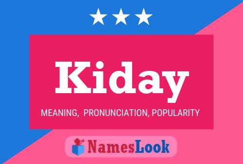 Kiday Name Poster