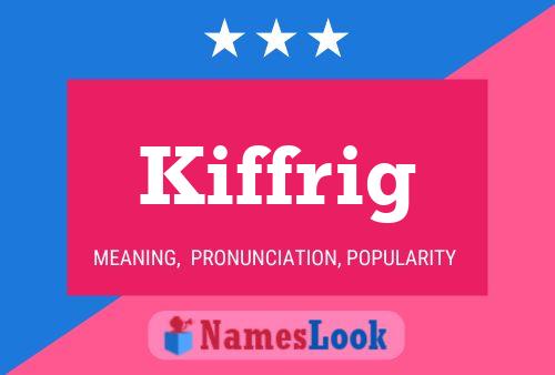 Kiffrig Name Poster