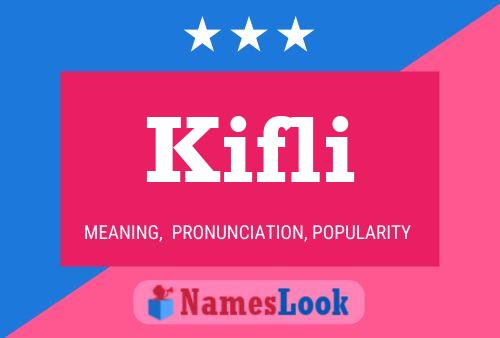 Kifli Name Poster