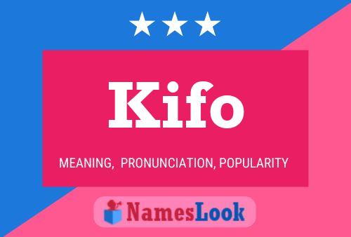 Kifo Name Poster