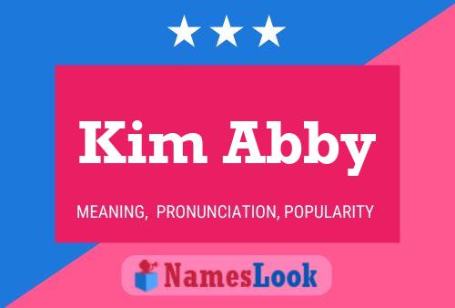 Kim Abby Name Poster