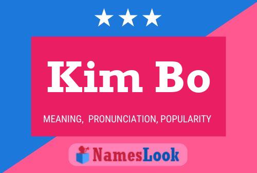 Kim Bo Name Poster