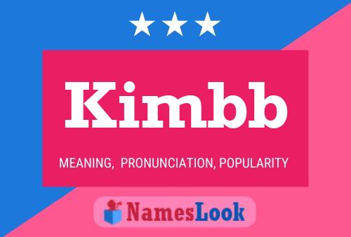 Kimbb Name Poster