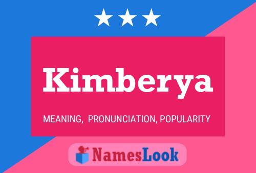 Kimberya Name Poster