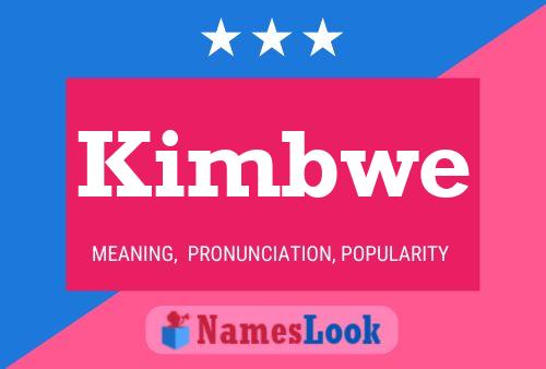 Kimbwe Name Poster