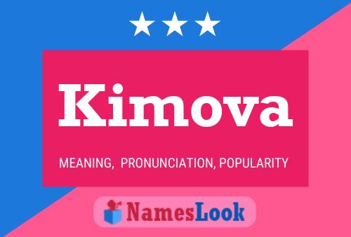 Kimova Name Poster